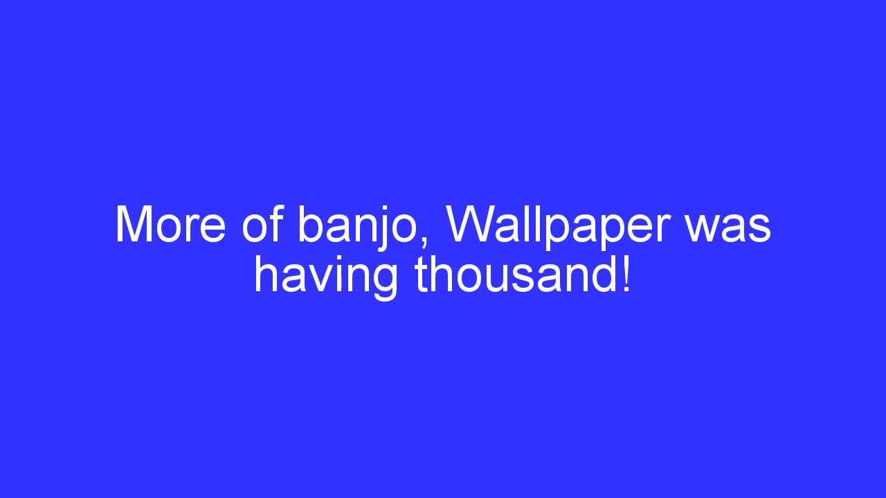 Banjo Wallpaper With 1,000 Likes - Android 2.0 , HD Wallpaper & Backgrounds