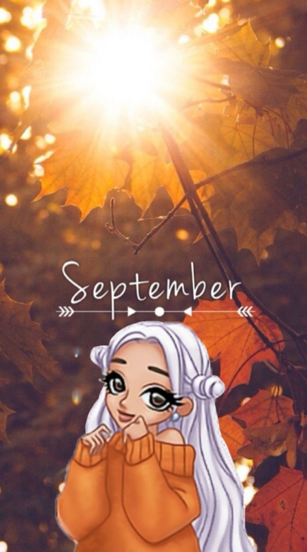 #arimoji #wallpaper #arianagrande #fall #autumn #autumn2018 - Autumn Tumblr Background Quote , HD Wallpaper & Backgrounds