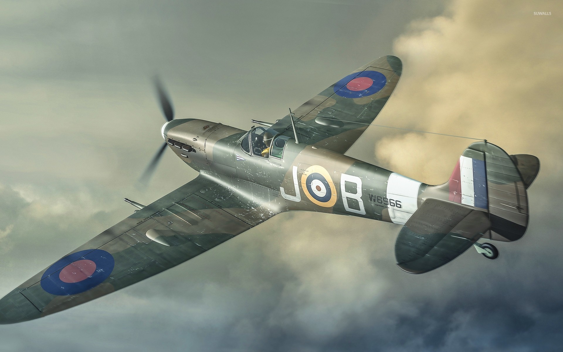 Supermarine Spitfire Wallpapers - Hd Wallpapers Wwii Spitfire , HD Wallpaper & Backgrounds