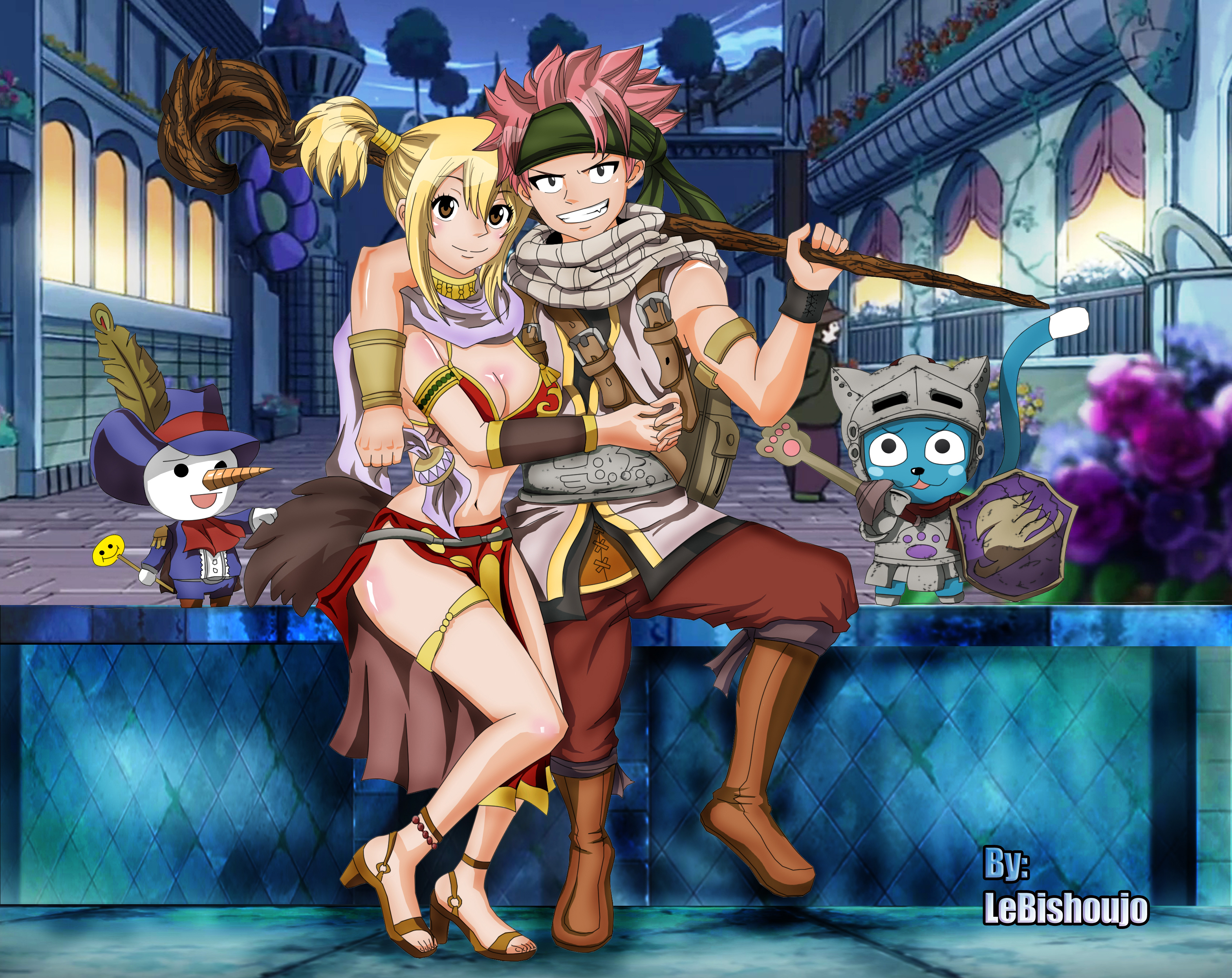 The Fairy Tail Guild Images Nalu <3 Hd Wallpaper And - Fairy Tail Nalu Fond D Écran , HD Wallpaper & Backgrounds