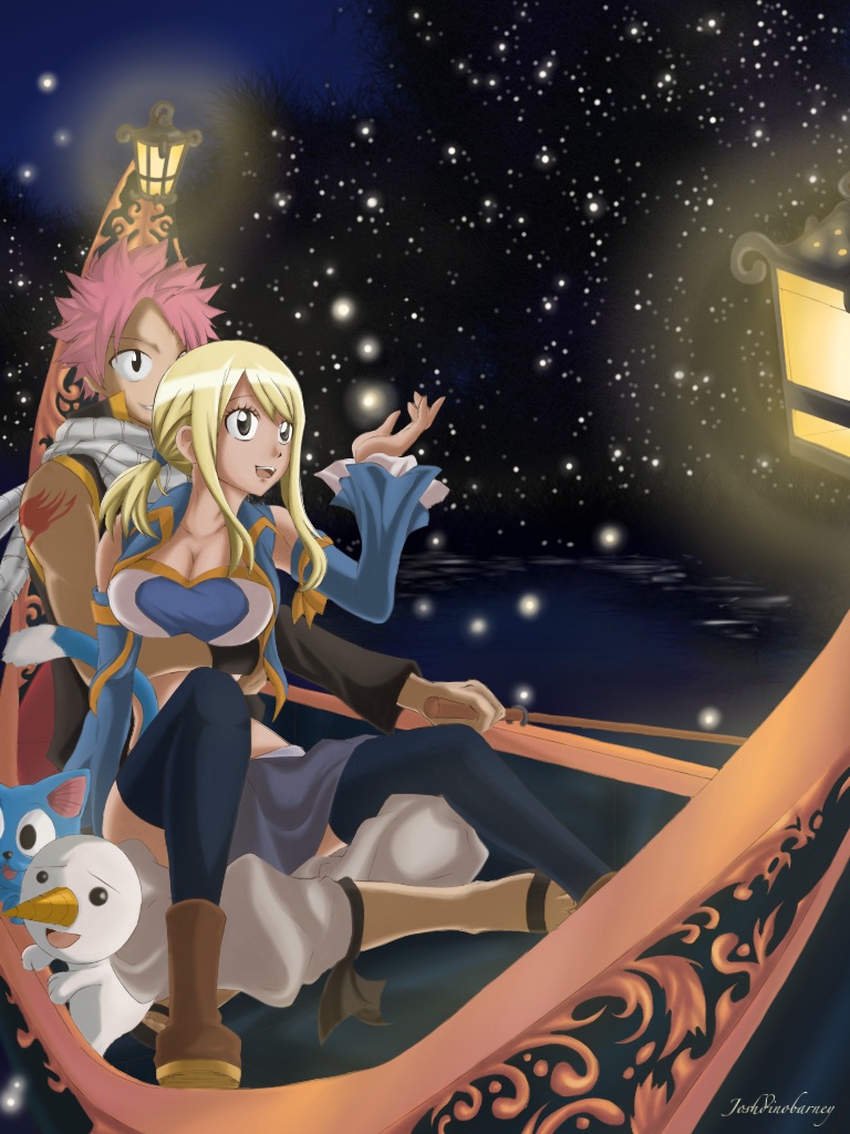 Nalu Images Nalu~ <3 Hd Wallpaper And Background Photos - Fairy Tail Natsu Et Lucy Couple , HD Wallpaper & Backgrounds