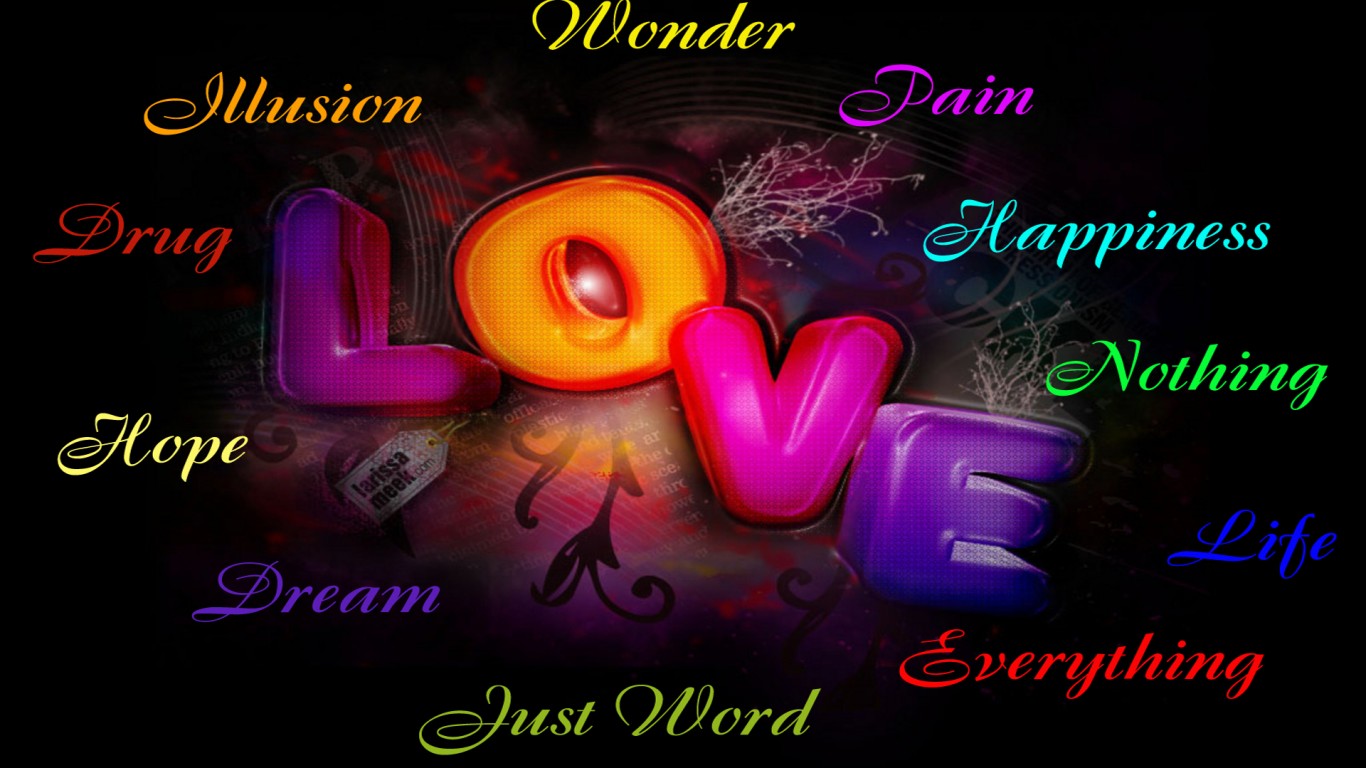 - - Love Words , HD Wallpaper & Backgrounds