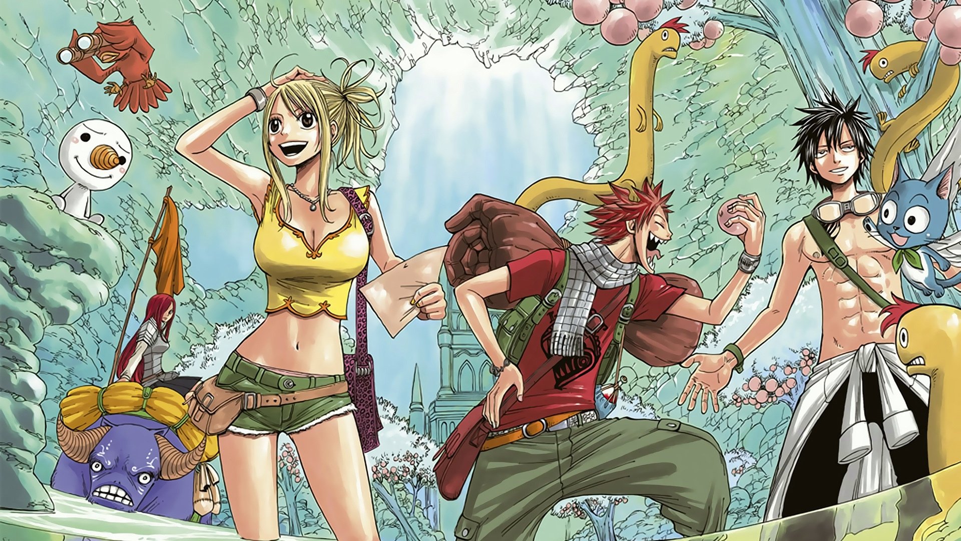 Fairy Tail - Fairy Tail Wallpaper Manga , HD Wallpaper & Backgrounds