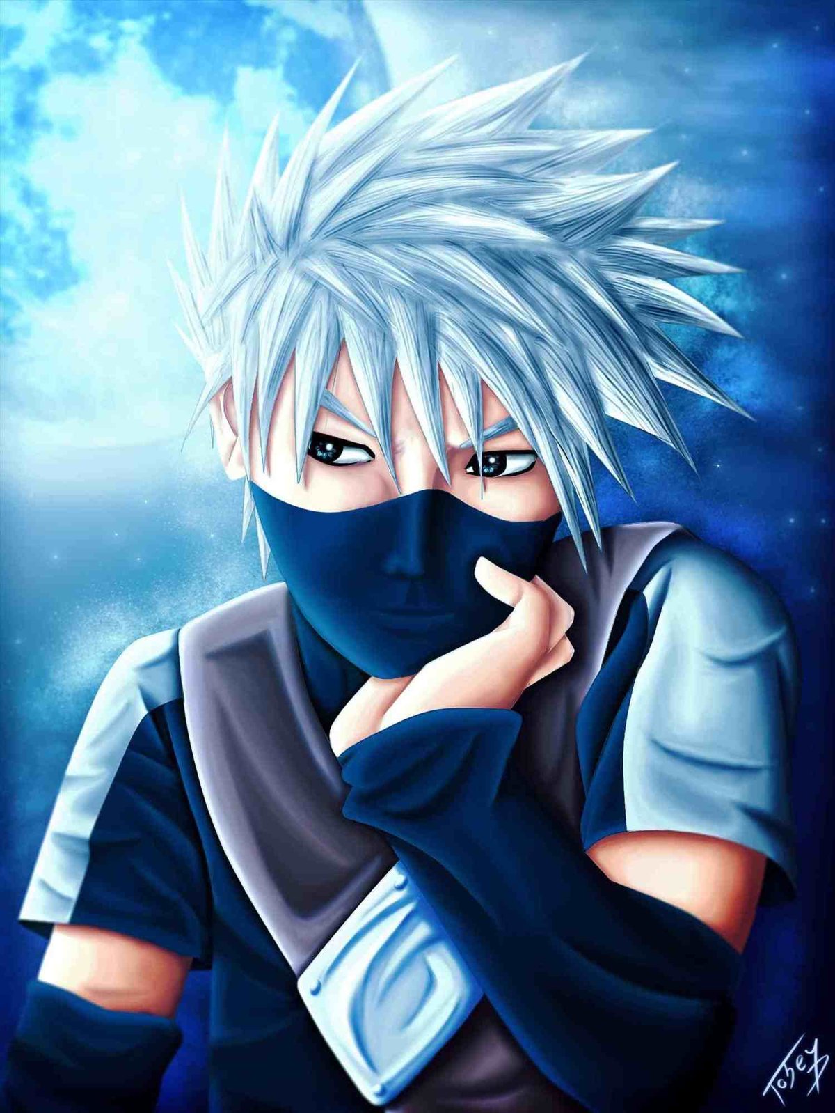 Kakashi Chidori Wallpaper - Kakashi Hatake 3d , HD Wallpaper & Backgrounds