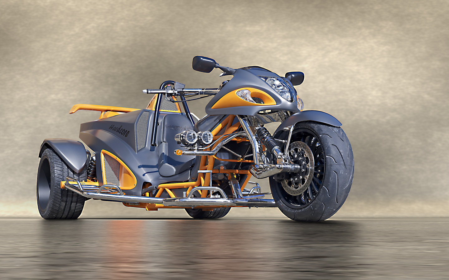 Rodman'-s Knucklehead Trike - Boom Trike Hayabusa , HD Wallpaper & Backgrounds