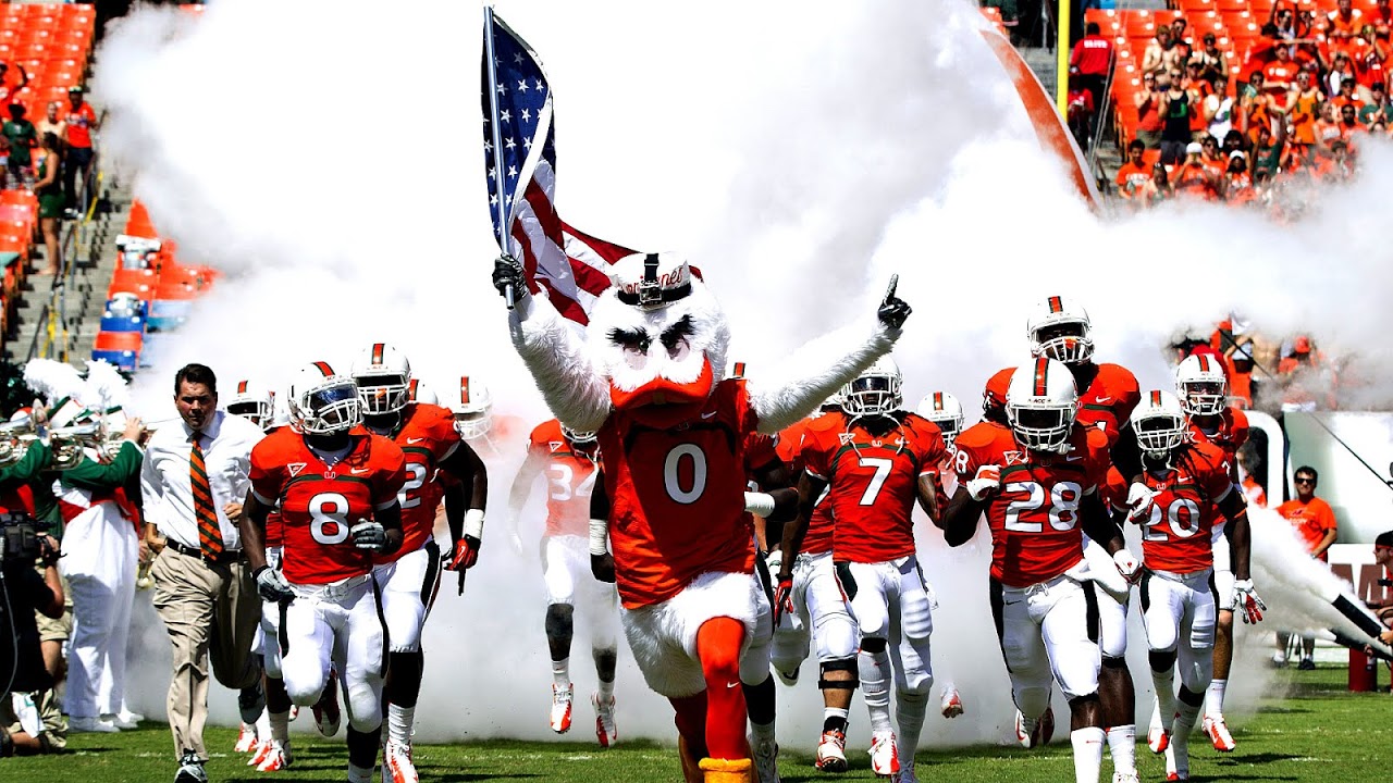 Miami Hurricanes Football - Miami Hurricanes Football #3 , HD Wallpaper & Backgrounds