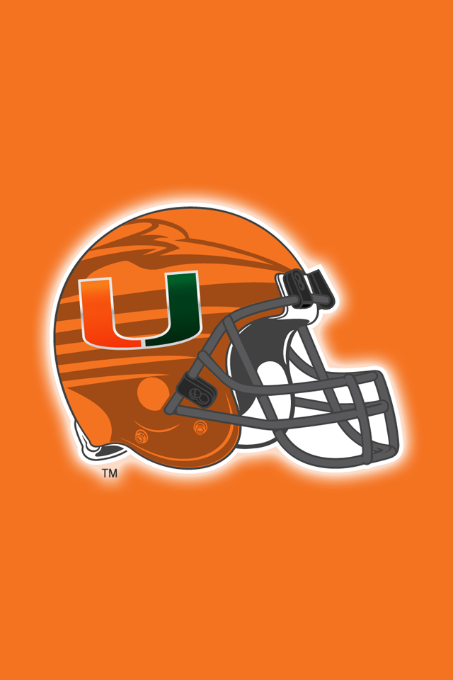 Hurricanes Football, Miami Hurricanes, Iphone Wallpaper - Tcu Helmet Iron On Sticker , HD Wallpaper & Backgrounds