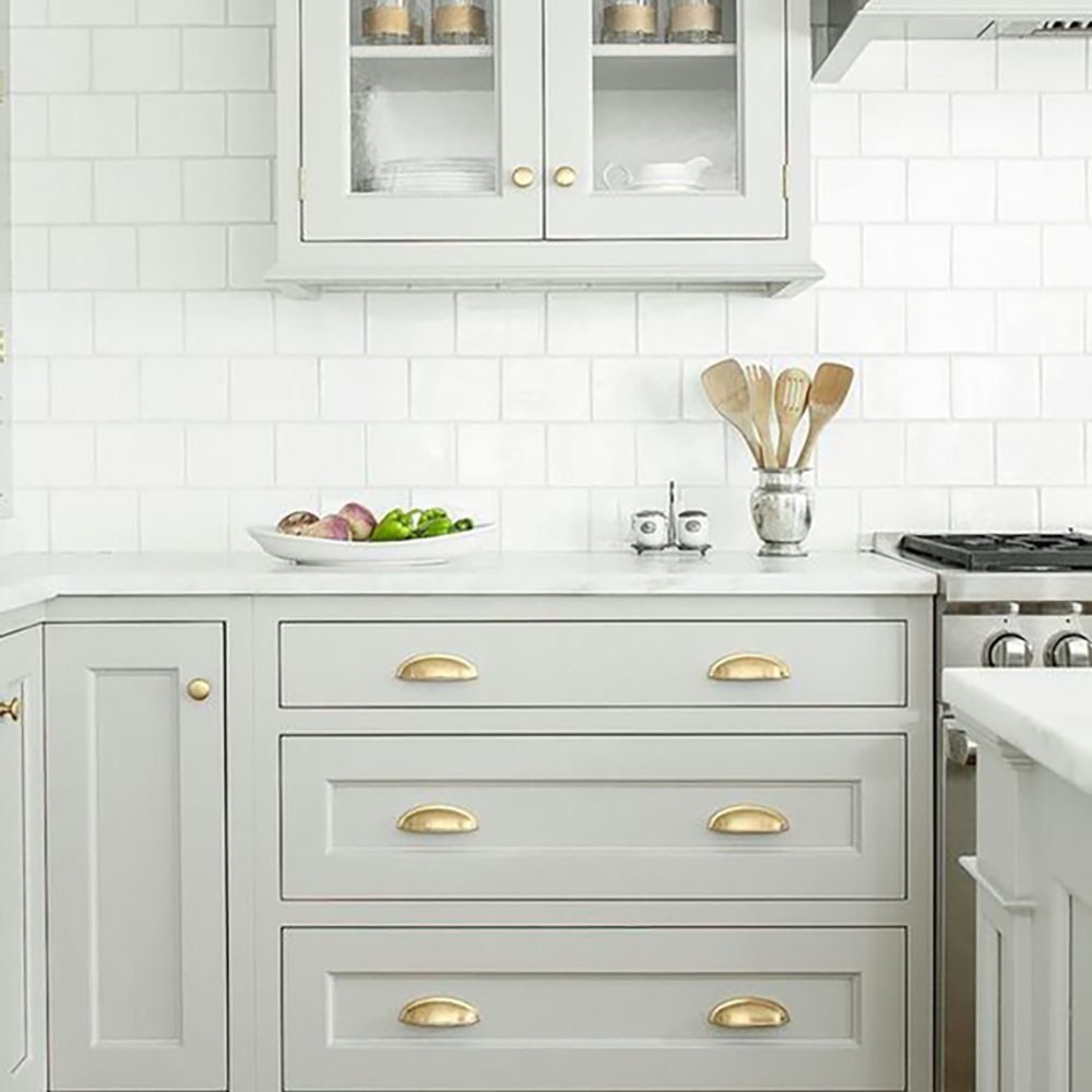 The End Of An Era No More White Kitchens Jillian Harris - Kitchen Drawers With Double Pulls , HD Wallpaper & Backgrounds