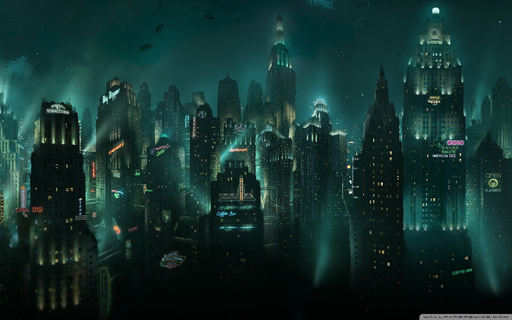 8 Bit Wallpaper Android - Bioshock Rapture , HD Wallpaper & Backgrounds