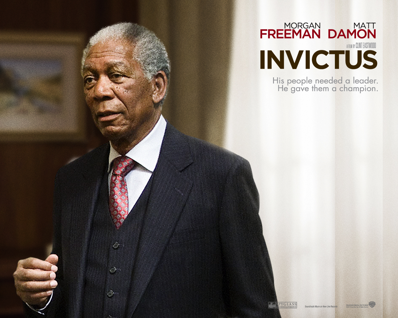 Morgan Freeman As Neslon Mandela - Invictus Movie Morgan Freeman , HD Wallpaper & Backgrounds