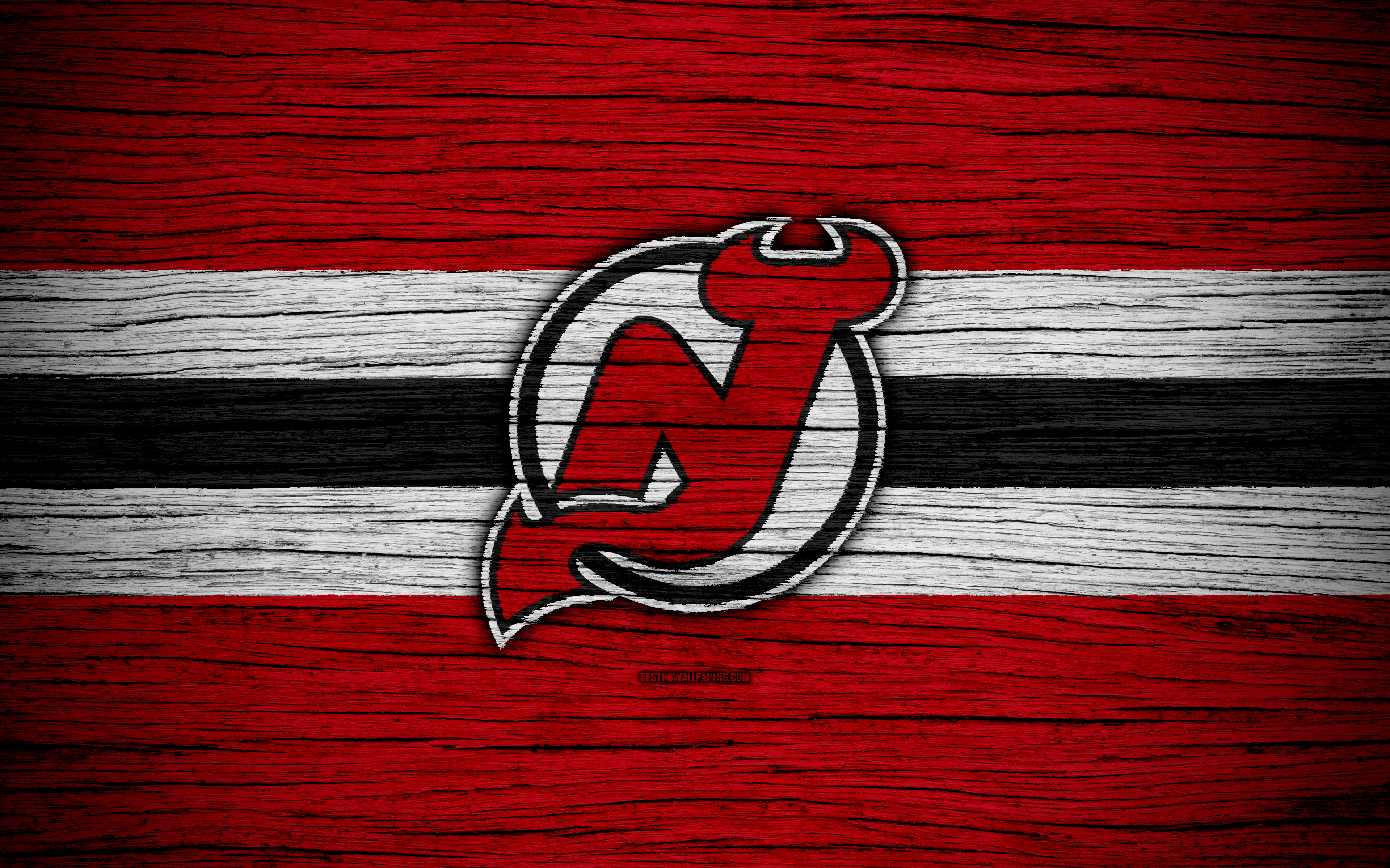 New Jersey Devils, 4k, Nhl, Hockey Club, Eastern Conference, - Nj Devils , HD Wallpaper & Backgrounds
