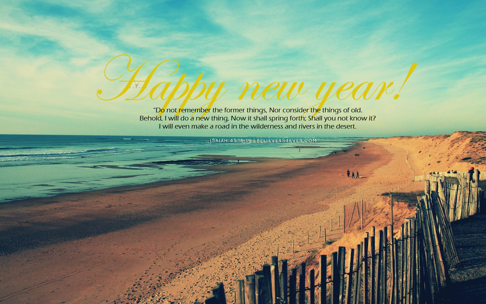 2015 Desktop Wallpaper Background Christian New Year - Behold I Make All Things New Happy New Year , HD Wallpaper & Backgrounds