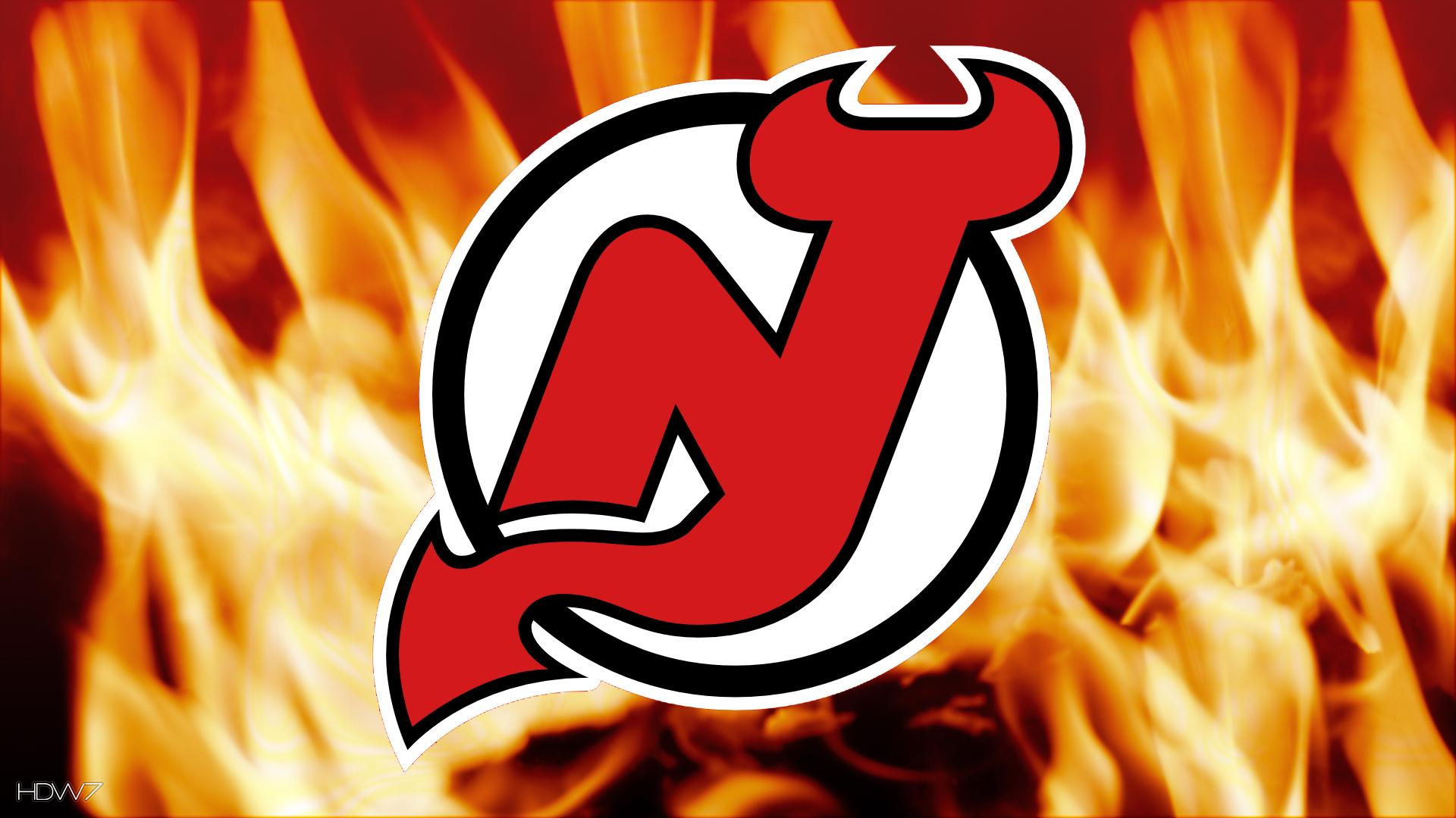 New Jersey Devils Flames Wallpaper - New Jersey Devils Png , HD Wallpaper & Backgrounds