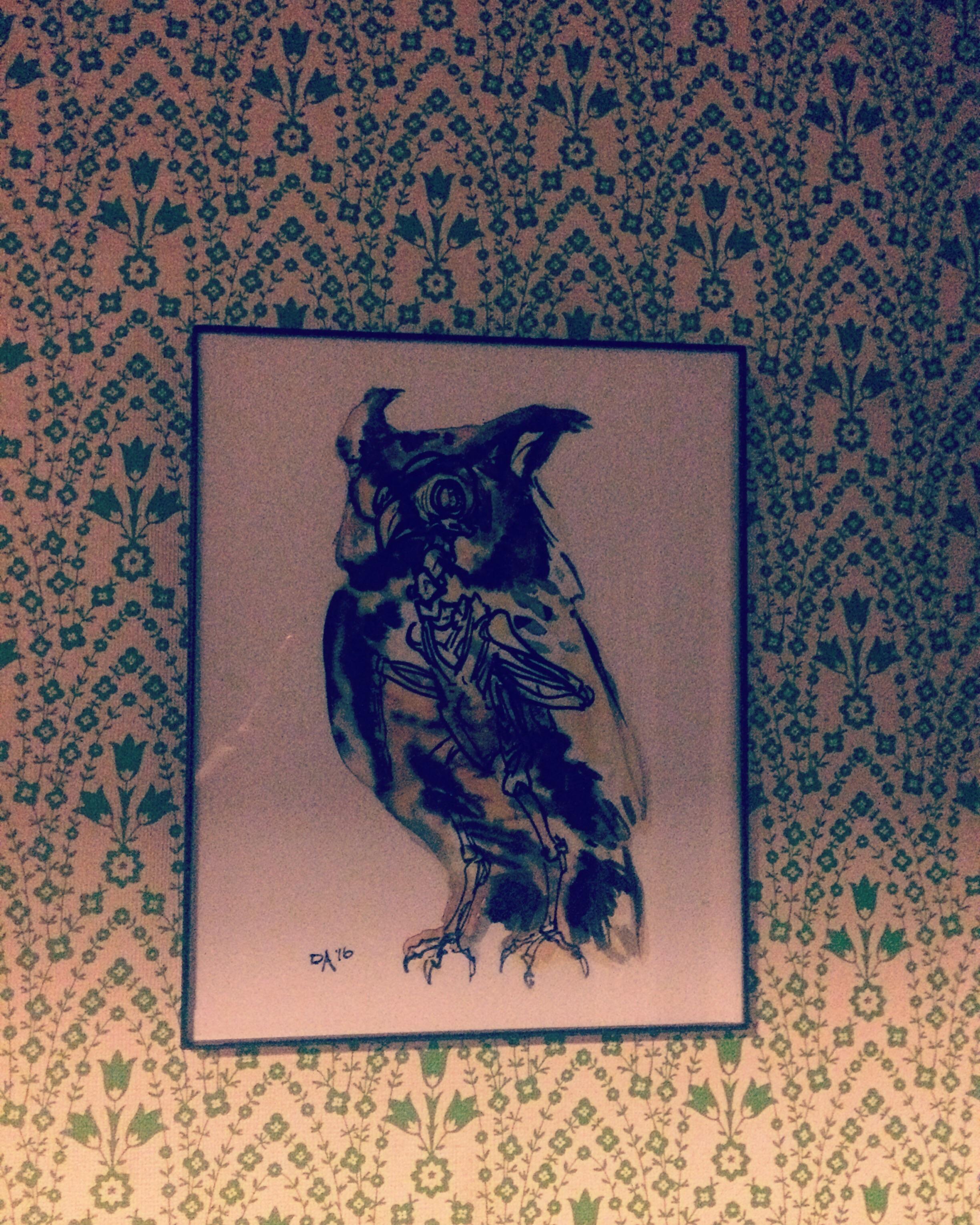 Oldschoolcool - Great Horned Owl , HD Wallpaper & Backgrounds