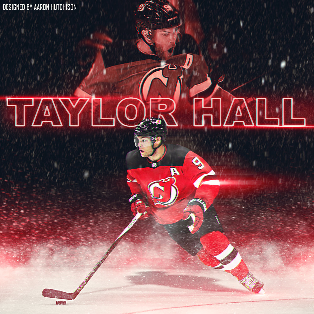 Taylor Hall Graphic, Top Player For The New Jersey - Taylor Hall New Jersey Devils , HD Wallpaper & Backgrounds
