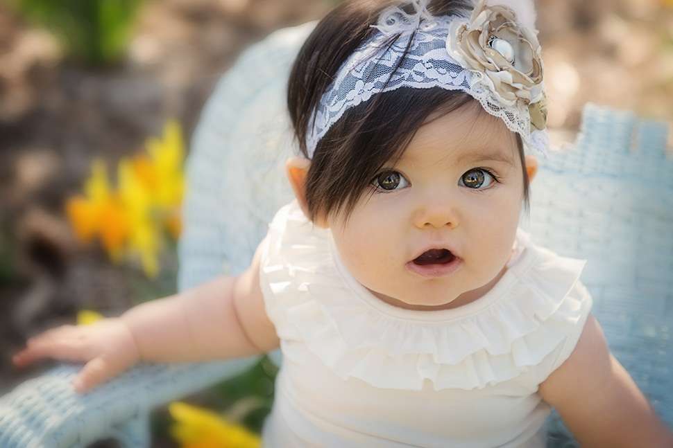 Baby Girl With Black Hair And Brown Eyes 1164950 Hd Wallpaper