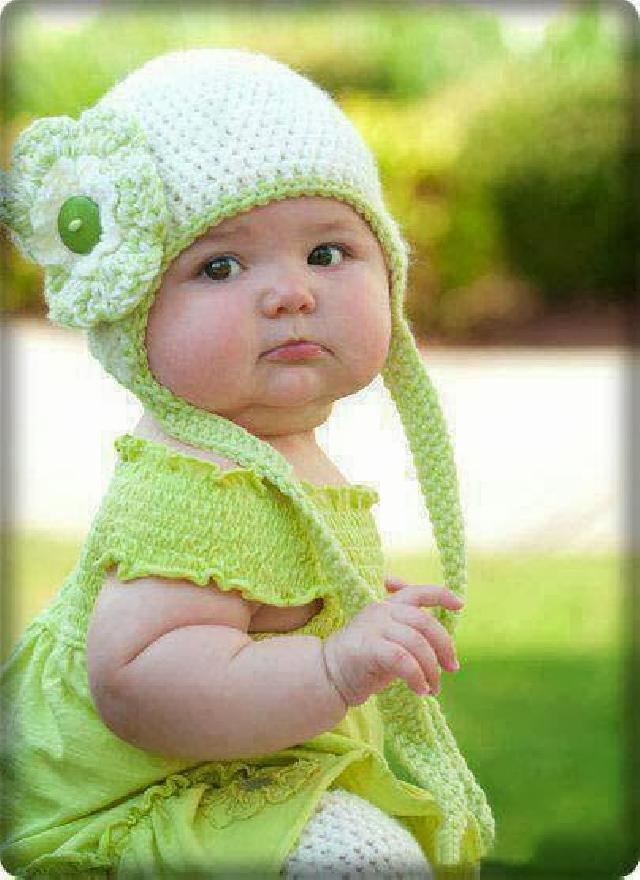 Picture - Baby In Green Dress , HD Wallpaper & Backgrounds