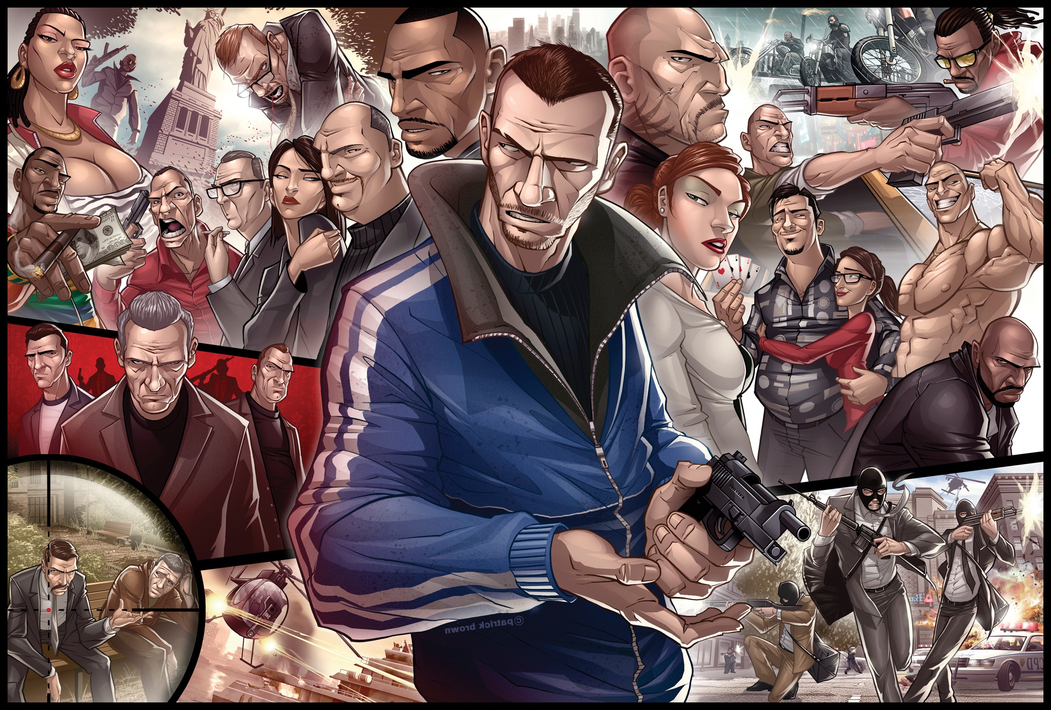Niko Bellic, Grand Theft Auto Iv, Video Games, Grand - Grand Theft Auto , HD Wallpaper & Backgrounds