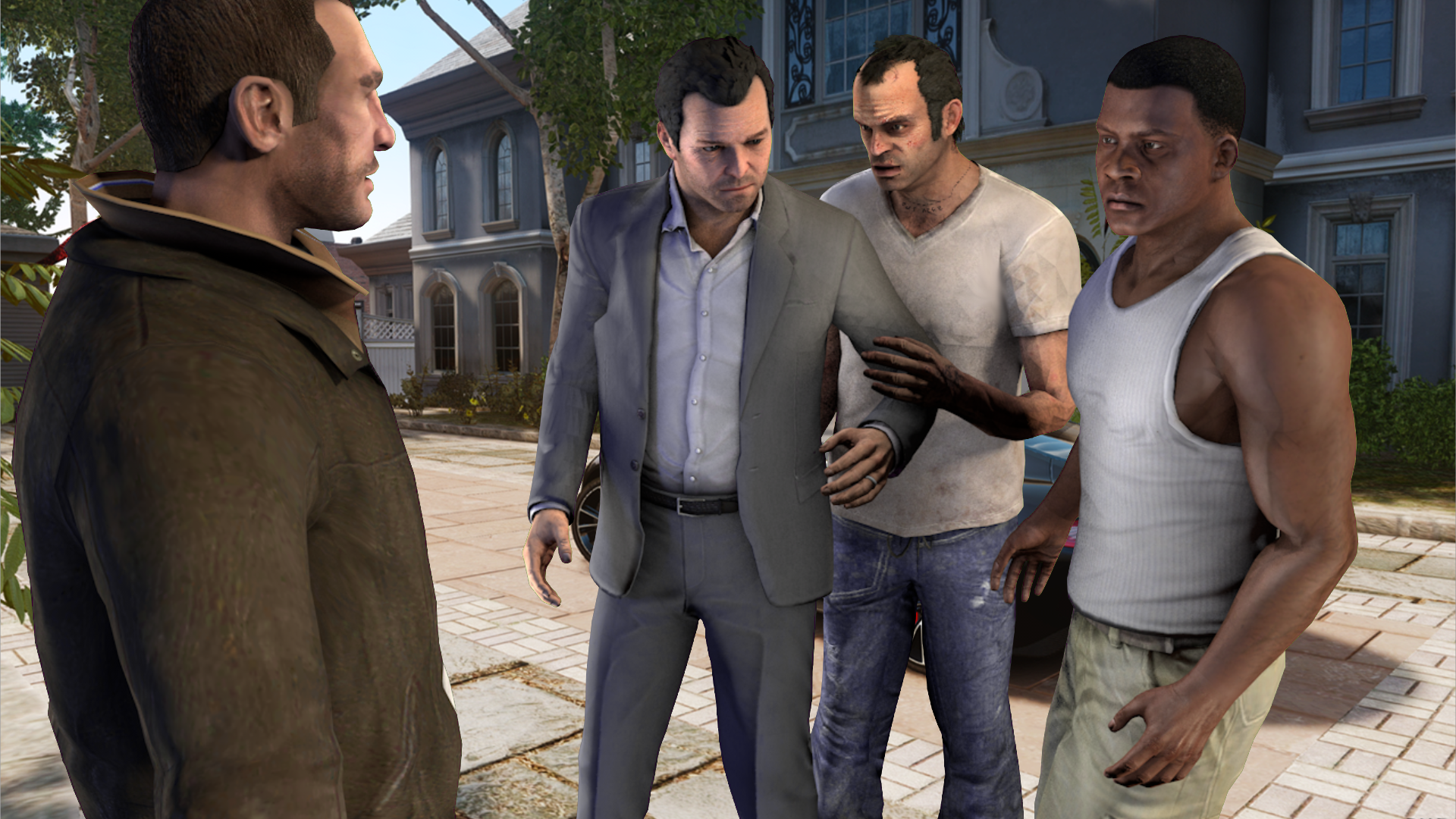 Кто предал персонажа в начале гта 3. GTA 5 Нико Беллик. Grand Theft auto 4 Niko Bellic. GTA 5 Нико Беллик и Тревор.
