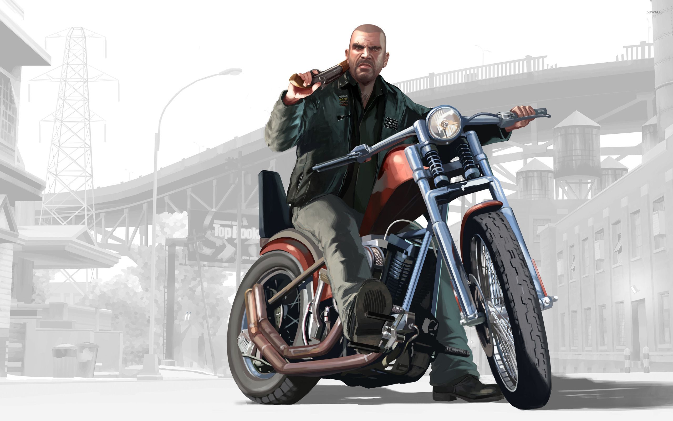 Download Wallpaper X Gta Grand Theft Auto Niko Bellic - Gta 4 Lost And Damned , HD Wallpaper & Backgrounds