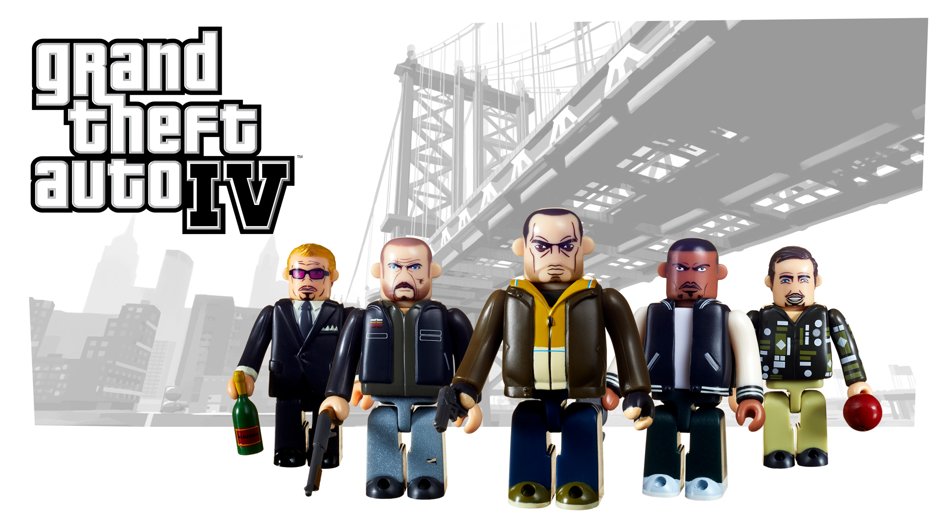 The Recent Ten Year Anniversary Of Grand Theft Auto - Gta 4 Kubrick , HD Wallpaper & Backgrounds