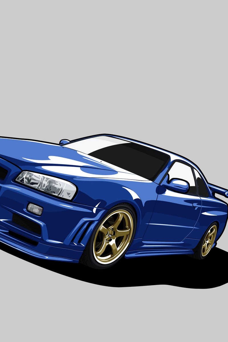 Wallpaper Nissan Skyline Gt R R34 Gtr Blue Nissan Skyline Wallpaper Iphone Hd Wallpaper Backgrounds Download