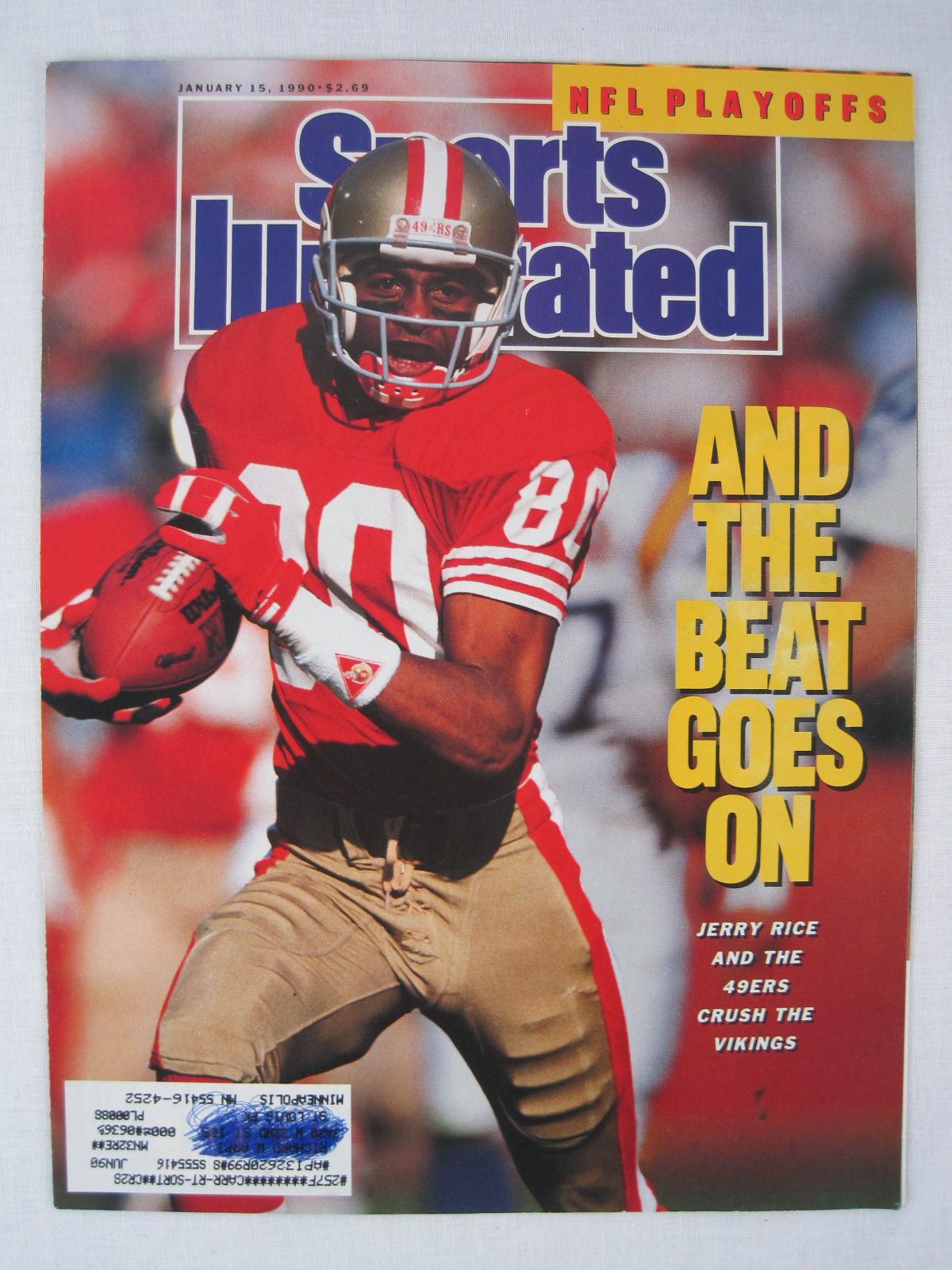 Jerry Rice San Francisco Forty Niners Autographed Lot - Jerry Rice Sports Illustrated , HD Wallpaper & Backgrounds