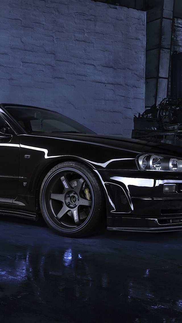 Gtr R34 Black , HD Wallpaper & Backgrounds