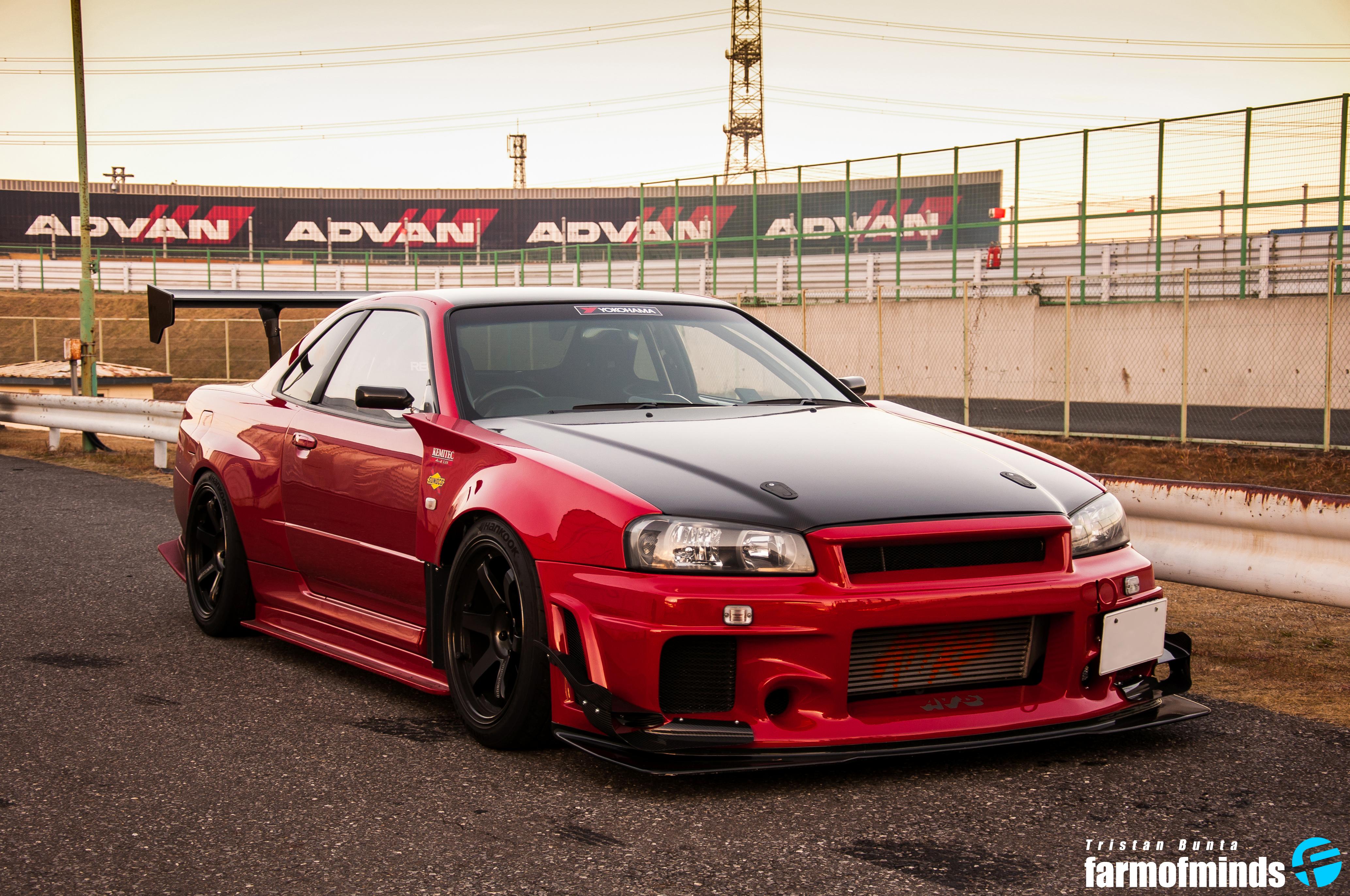 Nissan Skyline Gtr R34 Wallpaper - Nissan Skyline Gtr R34 Red , HD Wallpaper & Backgrounds