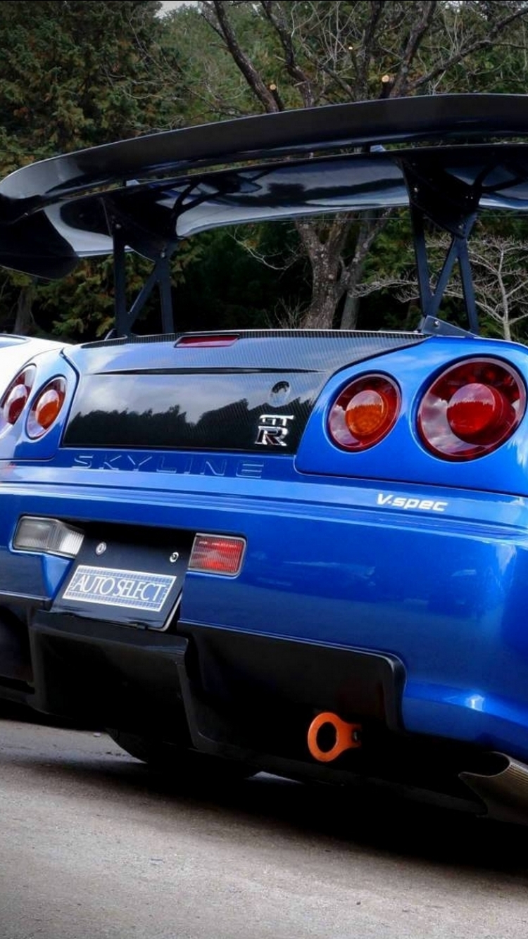 Vehicles / Nissan Skyline R34 Mobile Wallpaper - Skyline Nissan Gtr R34 , HD Wallpaper & Backgrounds