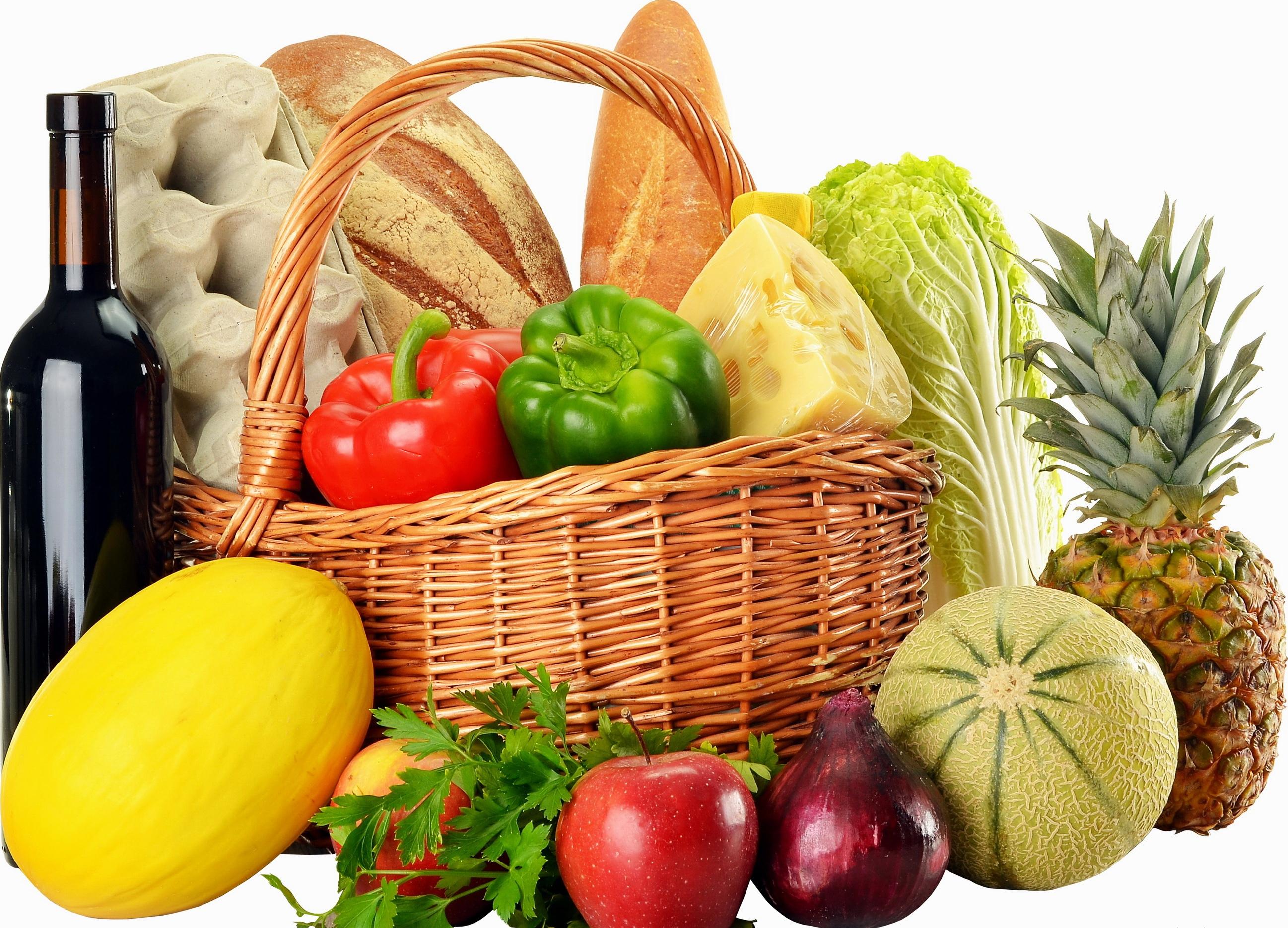 Buah-buahan, Sayuran, Keranjang - Canasta De Alimentos Png , HD Wallpaper & Backgrounds