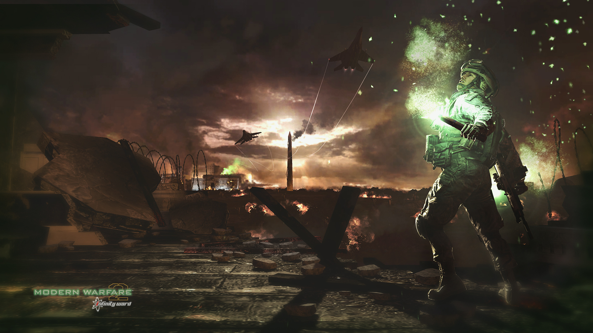 Nighttime Warzone Wallpaper - Modern Warfare 2 Wallpaper Hd , HD Wallpaper & Backgrounds