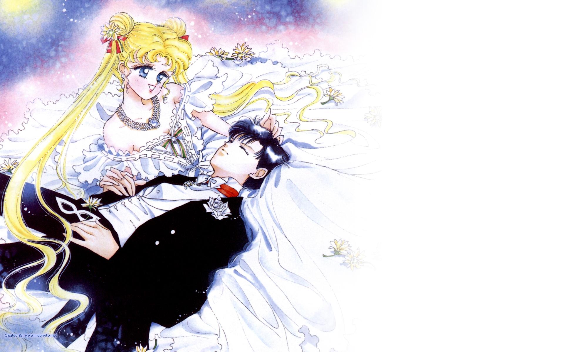 Wallpapers De Sailor Moon - Princess Serenity Prince Endymion , HD Wallpaper & Backgrounds