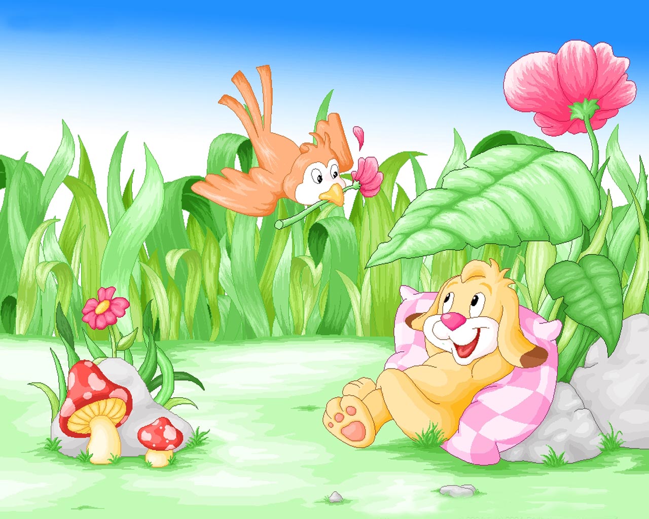 Cartoon Wallpapers - Desktop Cartoon Wallpaper Free Download , HD Wallpaper & Backgrounds