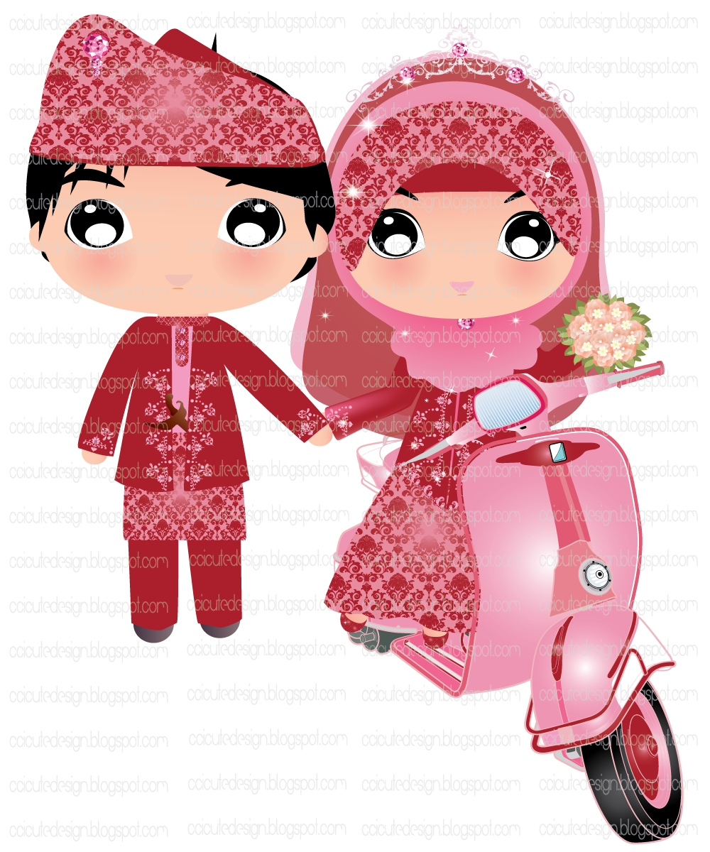 Top 25 Best Couple Wallpaper Ideas On Pinterest - Gambar Animasi Pernikahan Muslimah , HD Wallpaper & Backgrounds