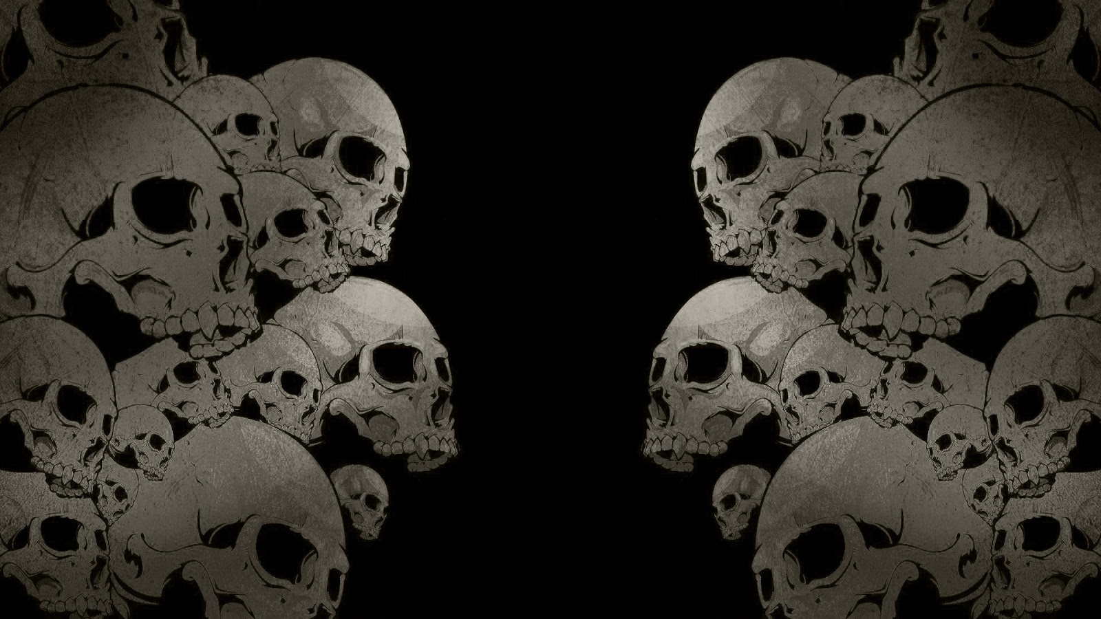 Wallpapers De Calaveras Y Vampiros - Skull Wallpaper Computer , HD Wallpaper & Backgrounds