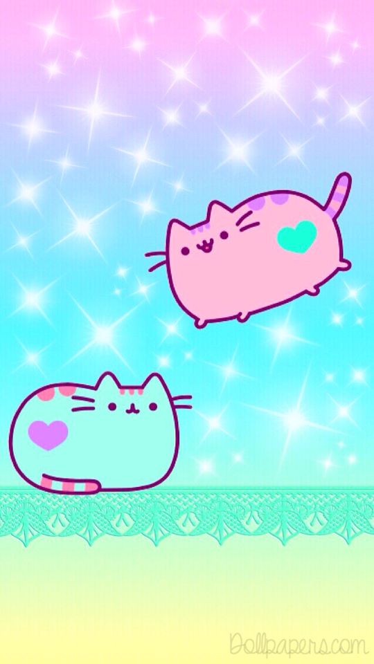 Nyan Cat Iphone Wallpaper - Pusheen Cat , HD Wallpaper & Backgrounds