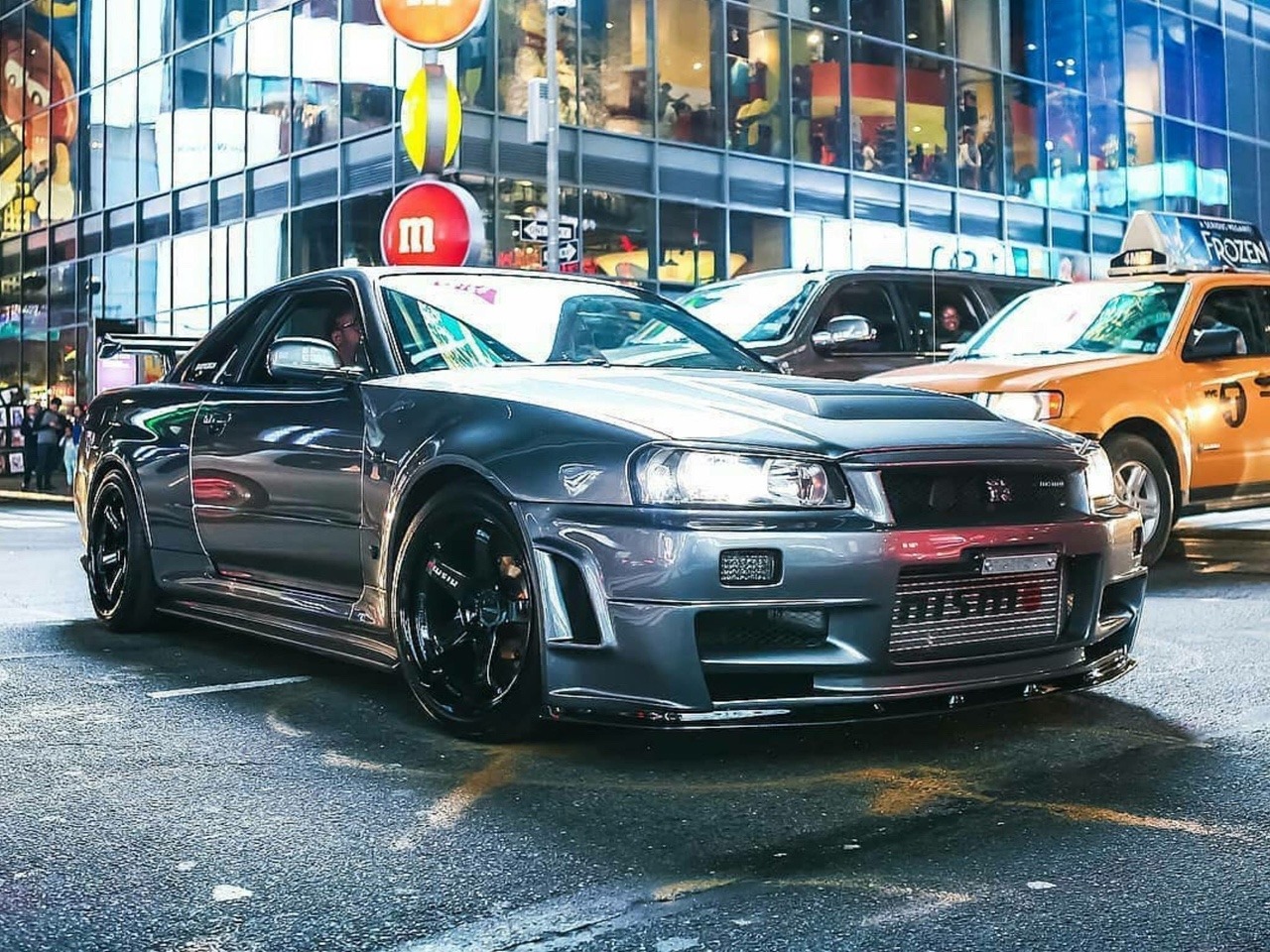 Reflection Idea By Redd Angelo - Nissan Gtr R34 Stance , HD Wallpaper & Backgrounds