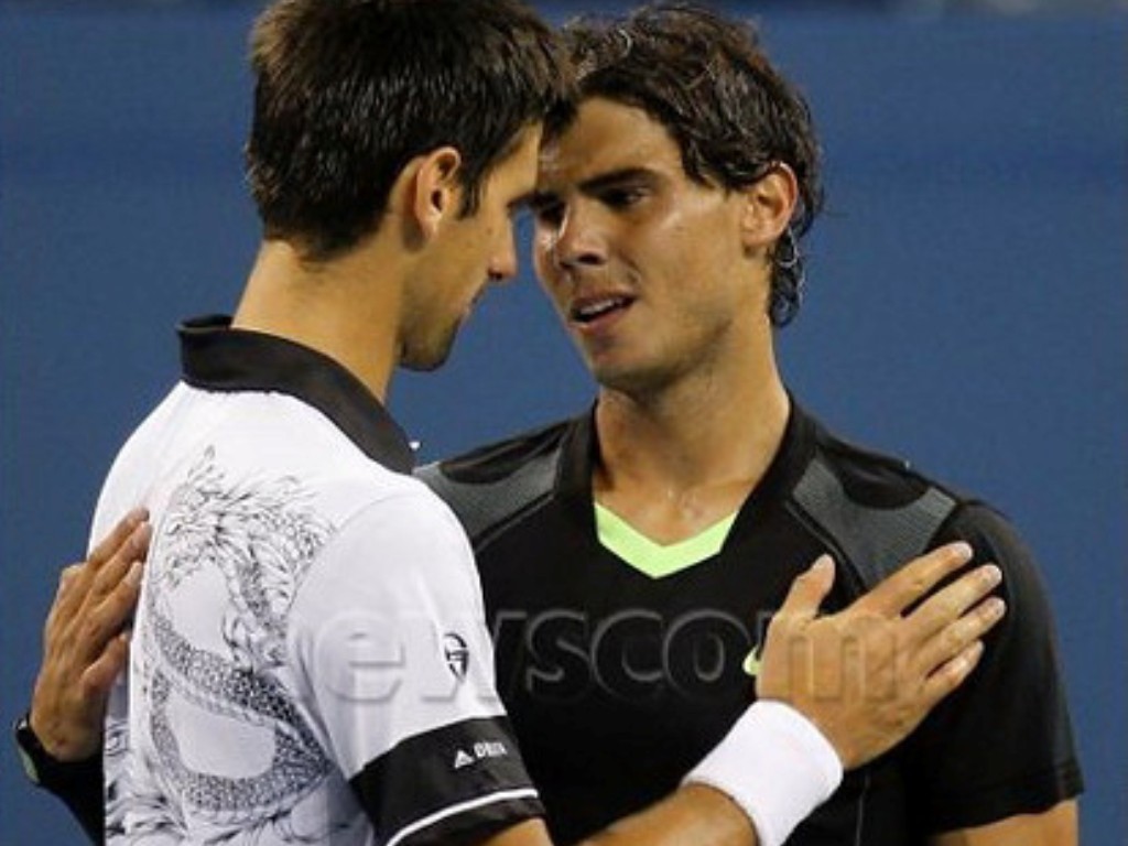 Djokovic Nadal Embrace - Novak Djokovic Hot Naked , HD Wallpaper & Backgrounds