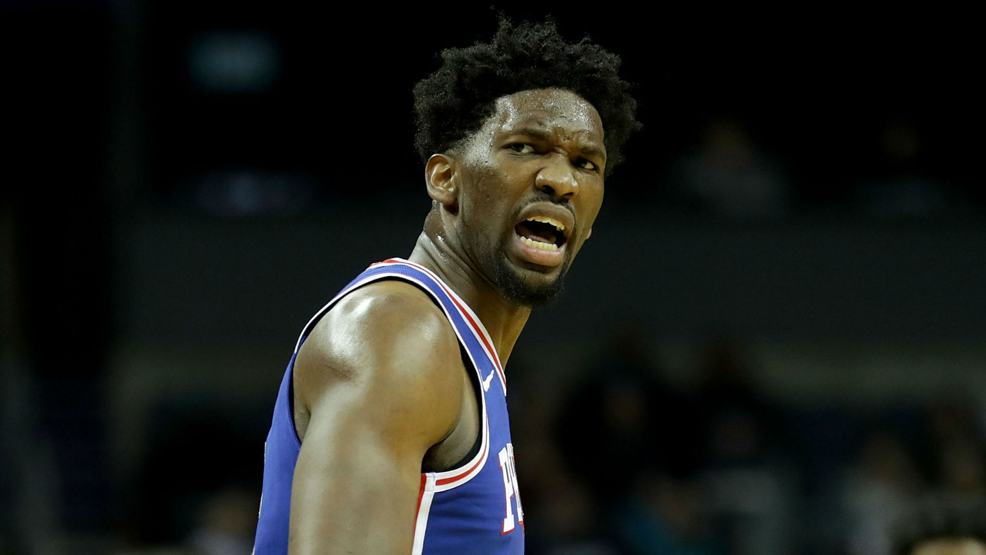 Joel Embiid Upset - Joel Embiid Orbital Fracture , HD Wallpaper & Backgrounds