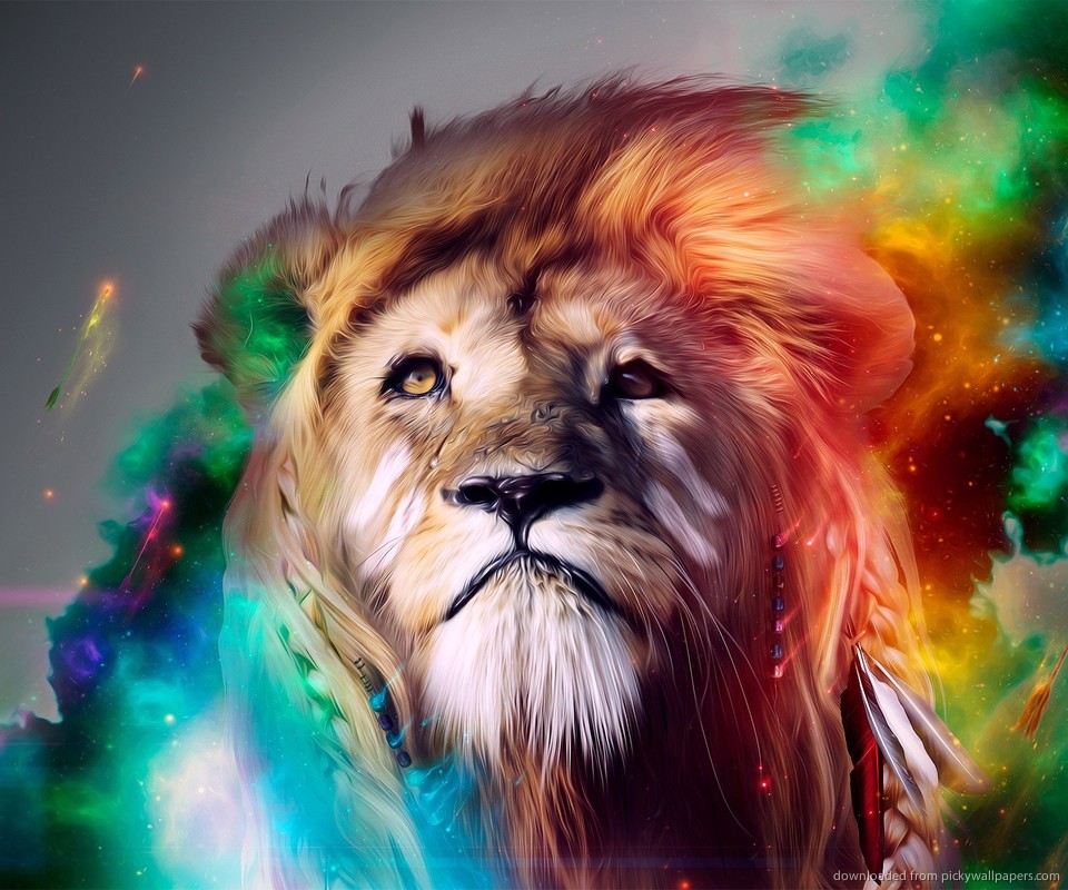 Pickywallpapers - Epic Lion Wallpaper Cool , HD Wallpaper & Backgrounds