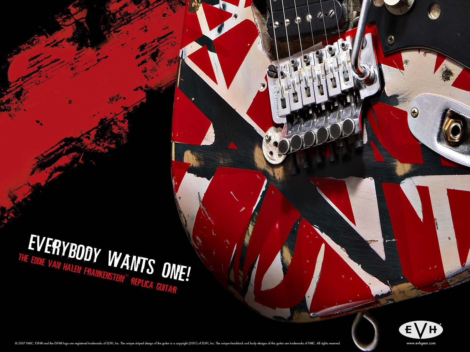 Van Halen Wallpaper - Eddie Van Halen Guitar , HD Wallpaper & Backgrounds