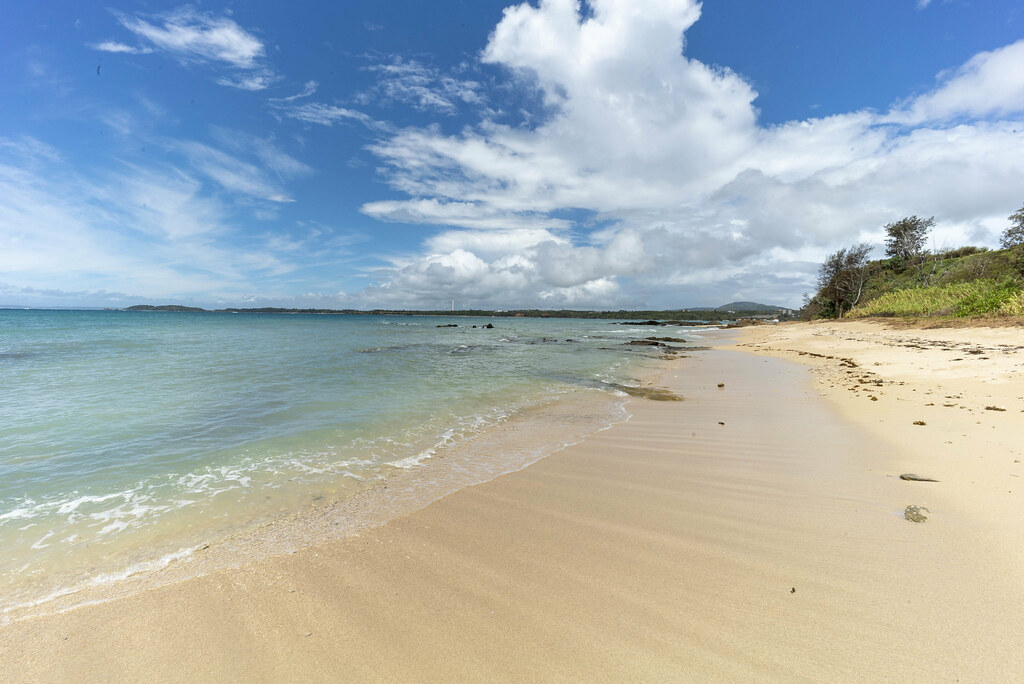 Kanna Beach, Ginoza, Okinawa By Cafe Babe - Beach Ridge , HD Wallpaper & Backgrounds