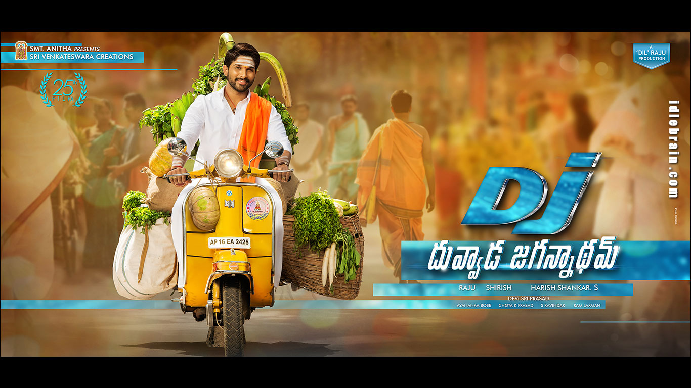 Duvvada Jagannadham Wallpapers - Allu Arjun Dj First Look , HD Wallpaper & Backgrounds