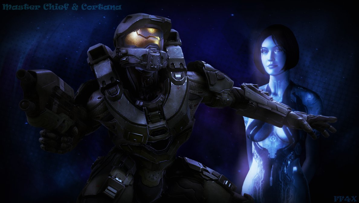 Halo 4 Master Chief And Cortana Wallpaper - Pc Game , HD Wallpaper & Backgrounds