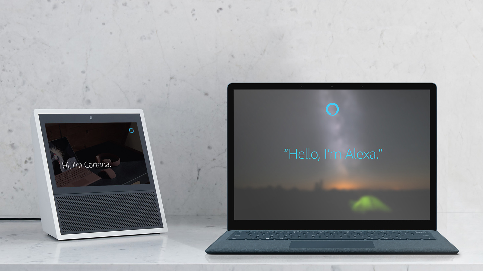 Cortana And Alexa , HD Wallpaper & Backgrounds