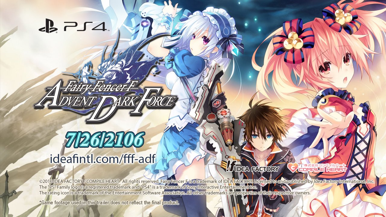 Adf - Fairy Fencer F Advent Dark Force Switch , HD Wallpaper & Backgrounds