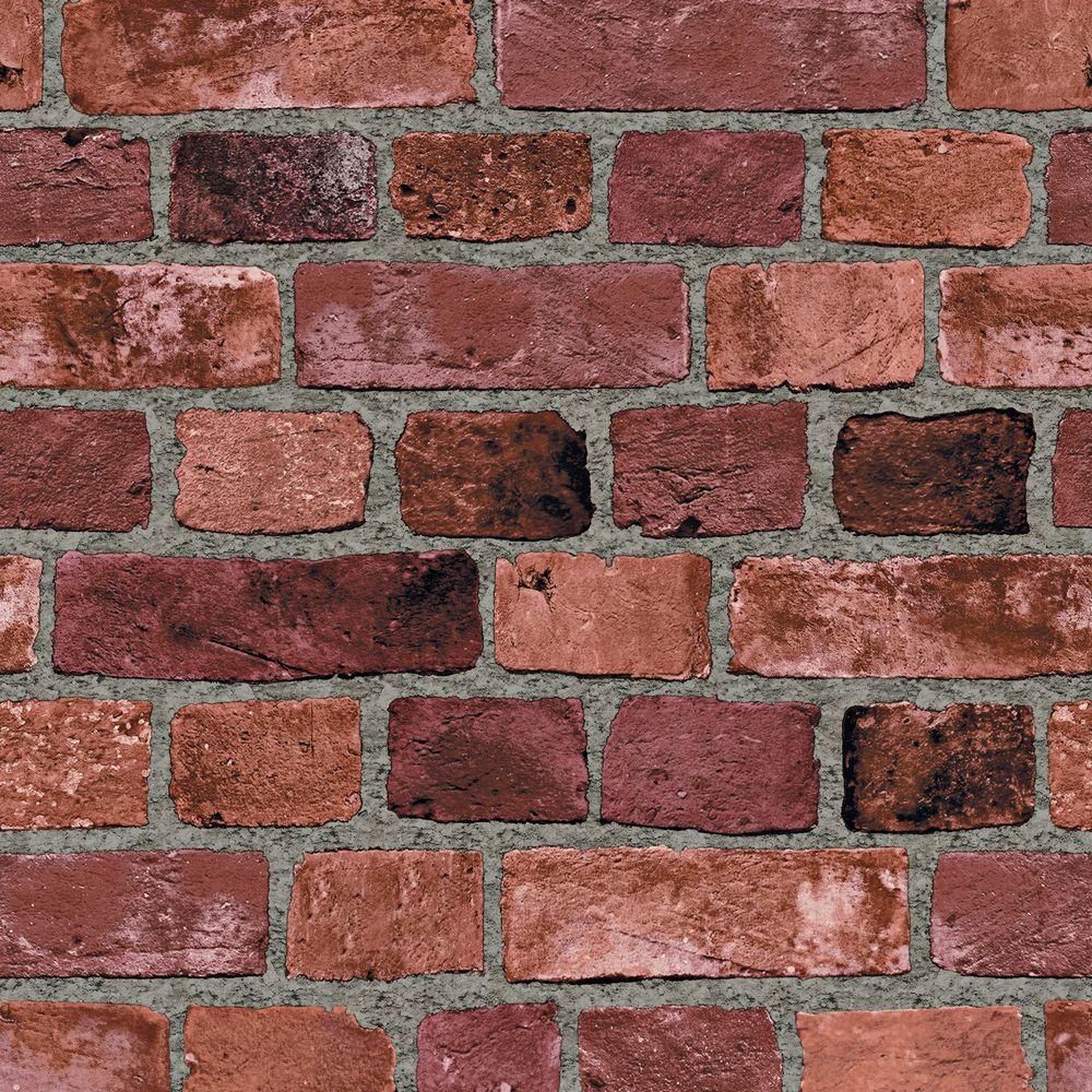 The Wallpaper Company 56 Sq - Red Brick , HD Wallpaper & Backgrounds