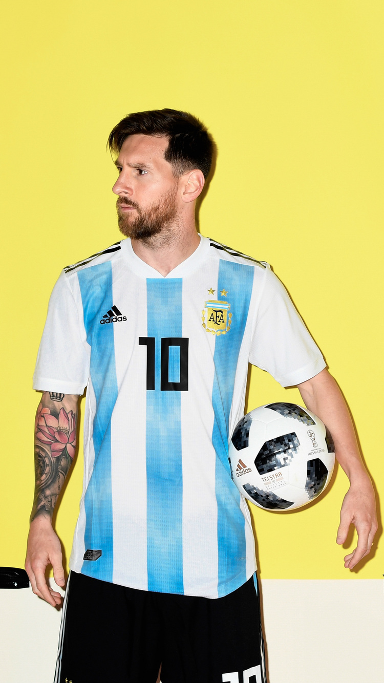 Lionel Messi Argentina Portrait 2018 - Lionel Messi Hd Wallpaper Argentina , HD Wallpaper & Backgrounds