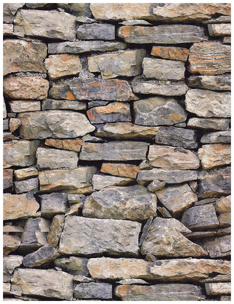 Haokhome 28001 Vintatge Stone Wallpaper Rolls Sand/taupe/khaki - Harga Wallpaper Batu Alam , HD Wallpaper & Backgrounds
